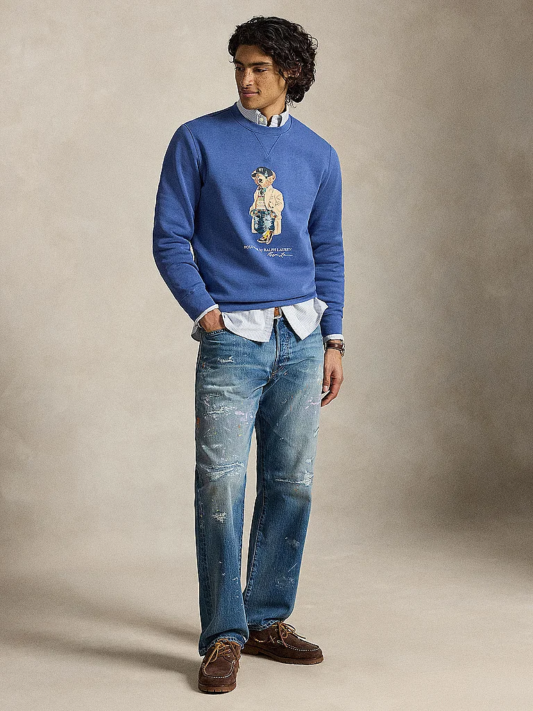 Polo Ralph Lauren Sweatshirt crew neck Bear 710B27073 pour - vue 3